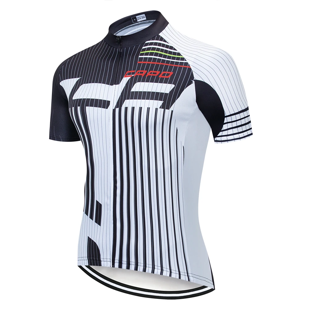 

2020 capo Pro Team summer cycling Jersey set Bicycle Clothing Breathable Men Short Sleeve shirt Bike bib shorts 9D Gel pad