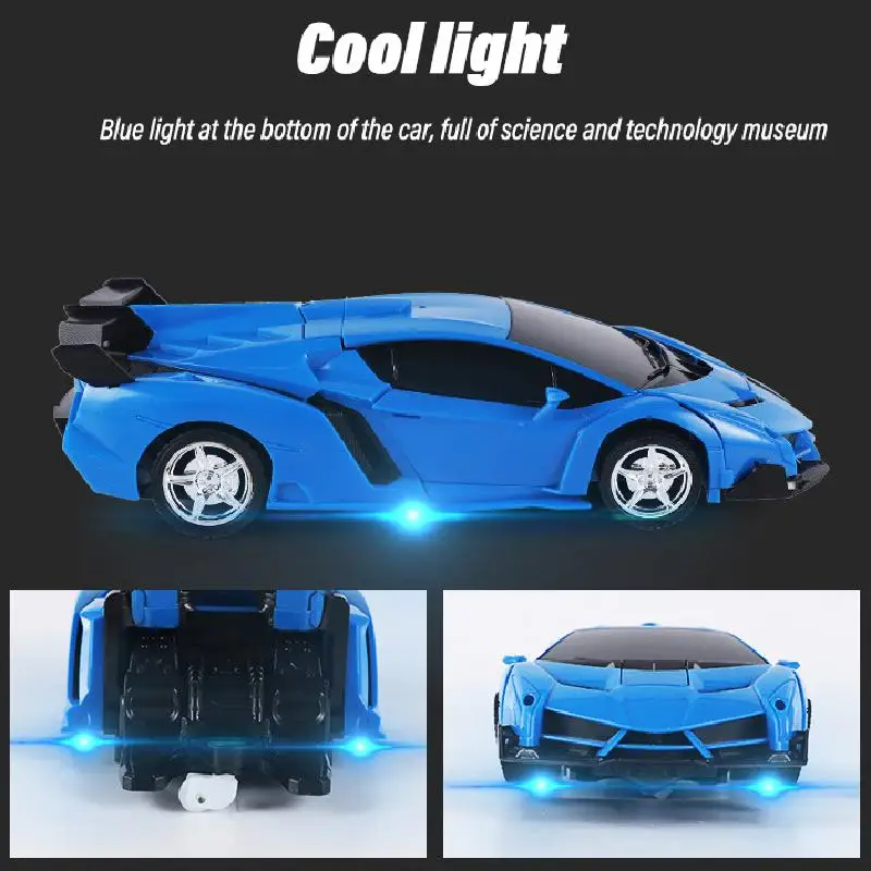 118 rc deformed car 2 in 1 remote control robot transformation robot model remote control car battle toy gift boy birthday toy free global shipping