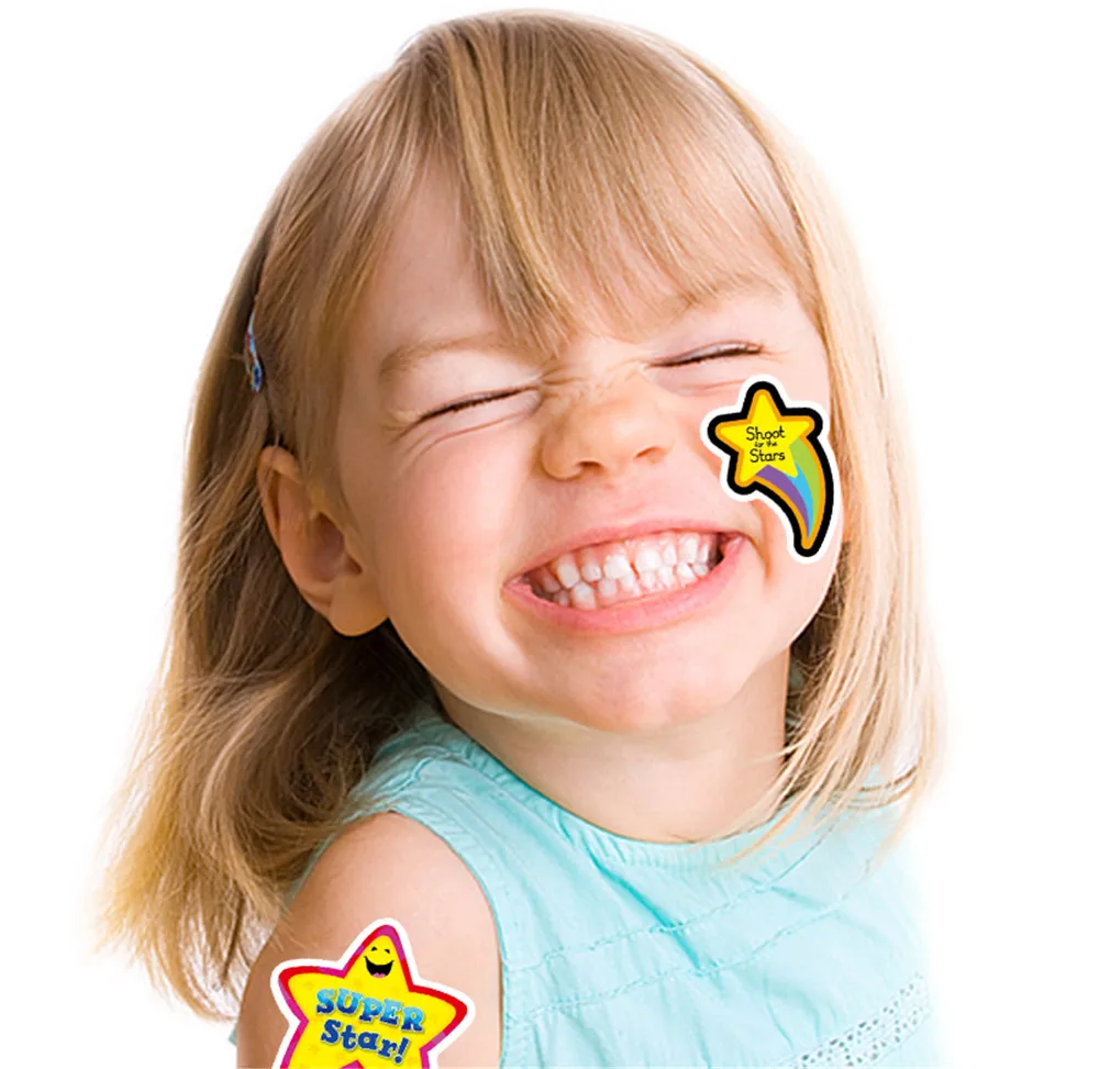 

50PCS English Reward Stickers for Laptop Girls DIY Luggage Guitar Bicycle Skateboard Vinyl Waterproof Stickers for Kids Gift