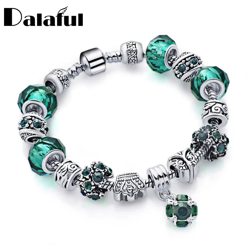 Модный DIY браслет из хрустальных бусин с совой короной браслеты и для женщин