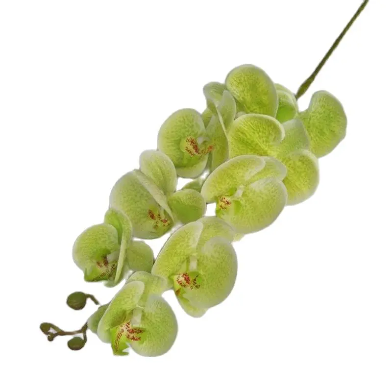 6Pcs Fake Single Stem Orchid 7/9 headsSimulation Real Touch Phalaenopsis for Decorative Artificial Flower | Дом и сад