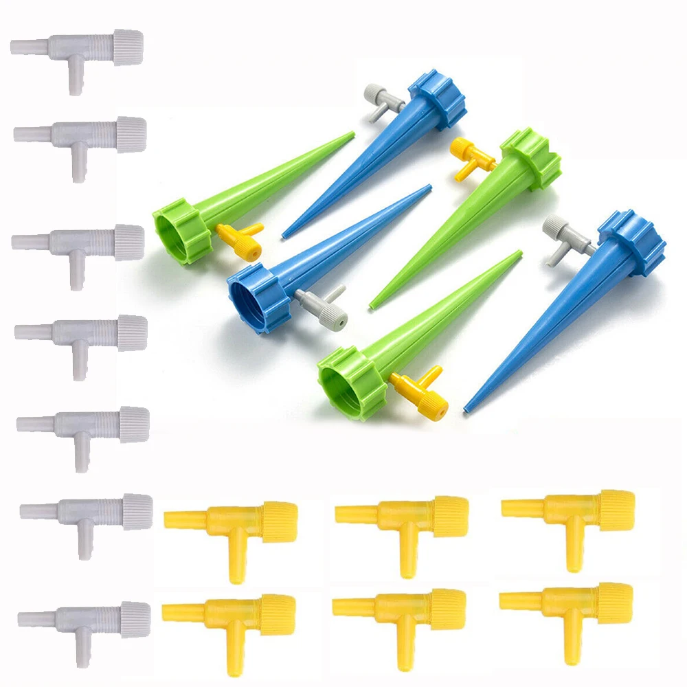 

24/18/15/12 PCS Auto Drip Irrigation Watering System Automatic Waterer Tools Dripper Spike Kits Garden Household Plant Flower