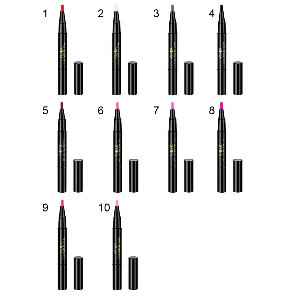 Гель лак YIBER маникюрный 3 в 1 8 мл|Лак для ногтей| |