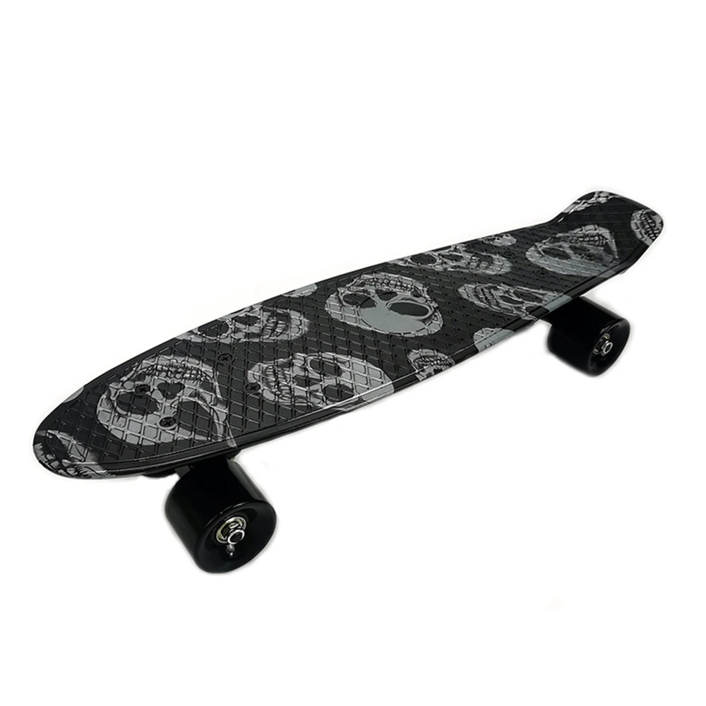 Новинка 2021 Скейтборд Mini Cruiser 22 дюйма скейтборд для взрослых и детей Лонгборд с
