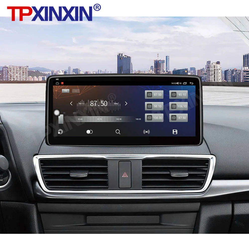 구매 4G LTE For Mazda 3 Angkesala 안드로이드 10 6 + 128G ROM 자동차 라디오 플레이어 멀티미디어 GPS 네비게이션 스테레오 헤드 유닛 무선 카플레이