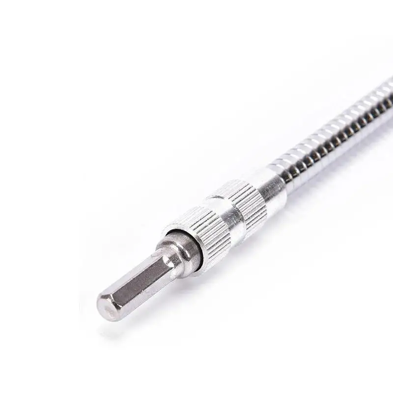 200 мм гибкий инструмент вала металлические перовые сверла отвертка бит держатель