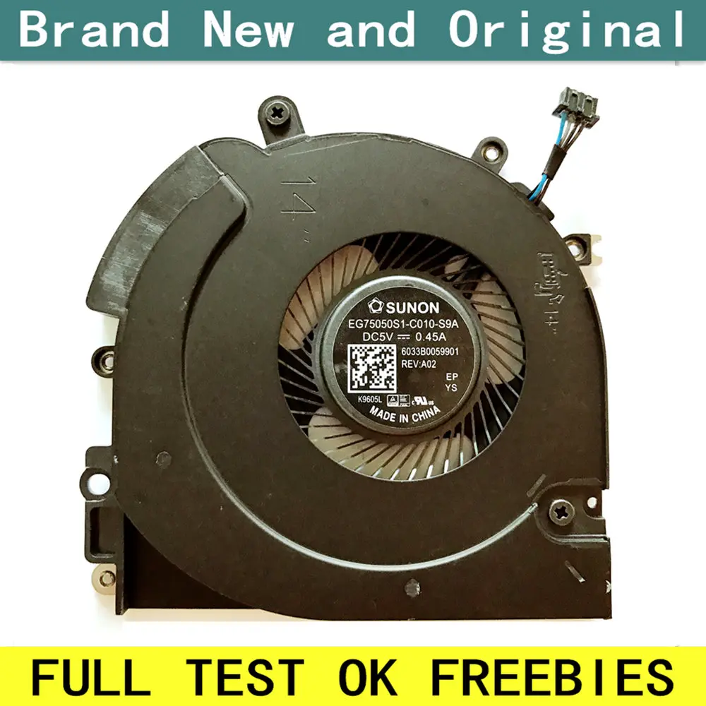 Новый ноутбук Процессор Вентилятор охлаждения кулер Тетрадь ПК для HP EliteBook HSN 117C 4