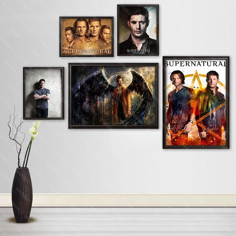 

Canvas Painting TV Series Wall Art Supernatural Posters And Prints Wall Pictures For Room Decoration Home Decor Customizable