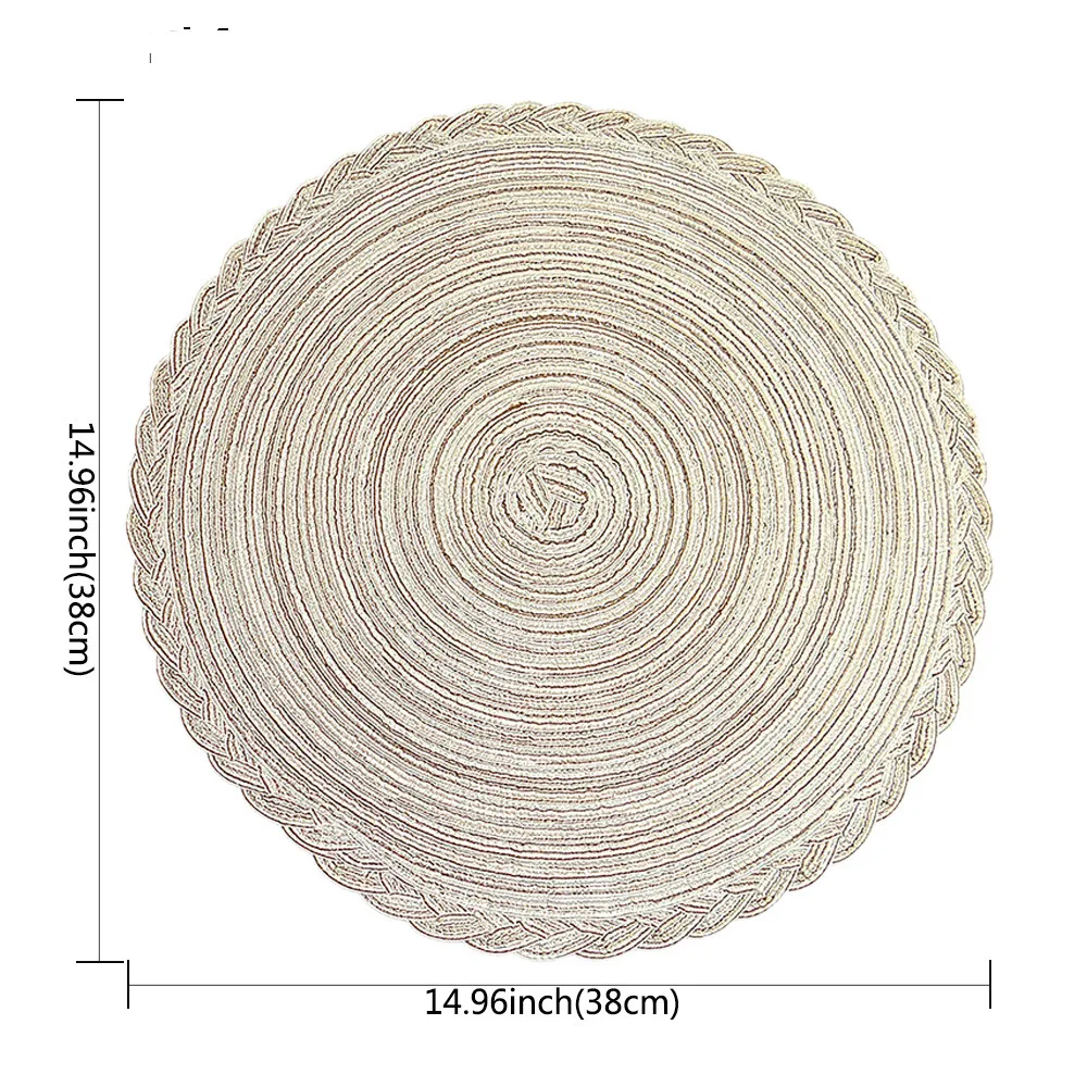 Все виды 4 шт. Настольный коврик из полипропилена для плетеной машины