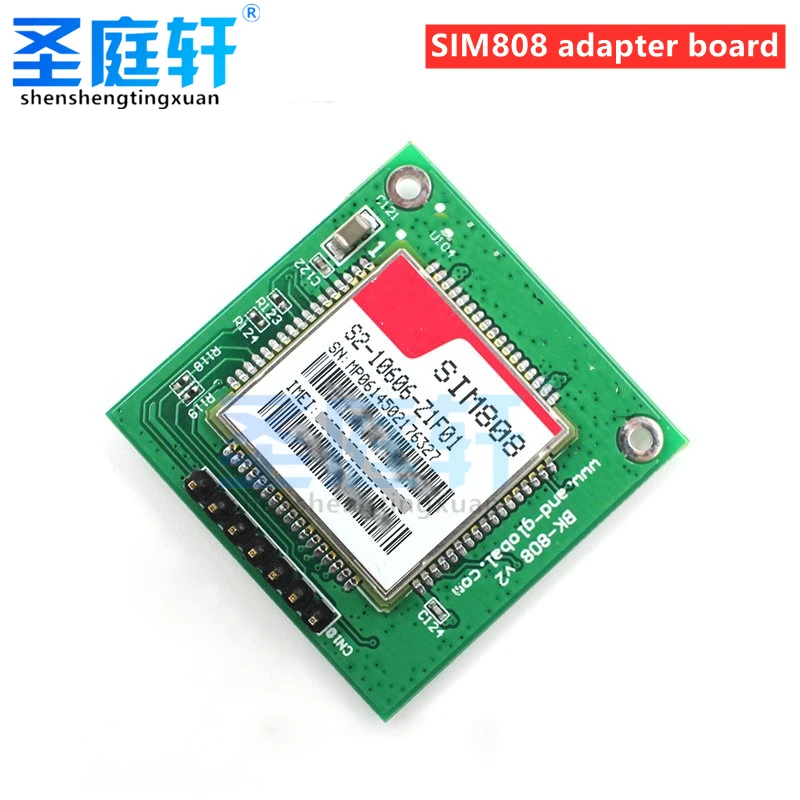 Плата адаптера SIM808, встроенный модуль GPS GSM GPRS Bluetooth, вместо SIM908