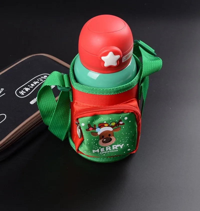 

Cartoon 316 Stainless Steel Children's Mug with Straw Insulation Pot Anti-fall Cartoon Children's Pot with Rope