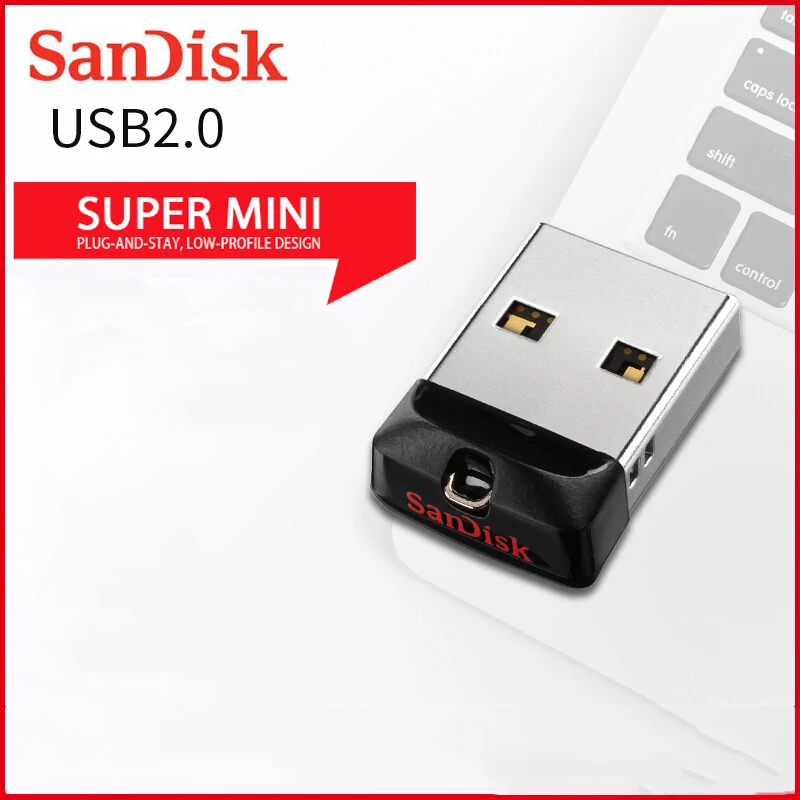 Двойной Флеш-накопитель SanDisk USB 2 0 CZ33 64 ГБ 32 оперативной памяти 16 Гб встроенной