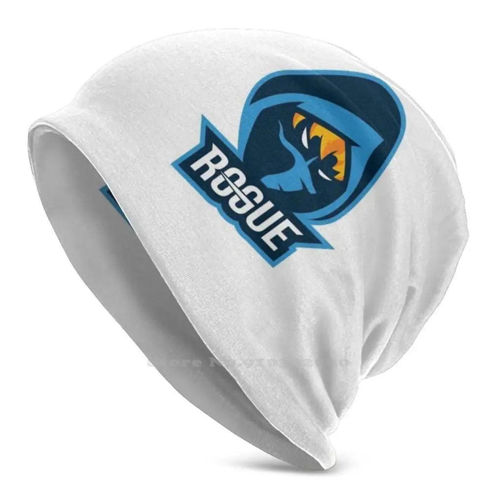 

Rouge Knit Beanie Hat Men'S Winter Hats Warm Esports Rouge Gaming Gamer Csgo Sports