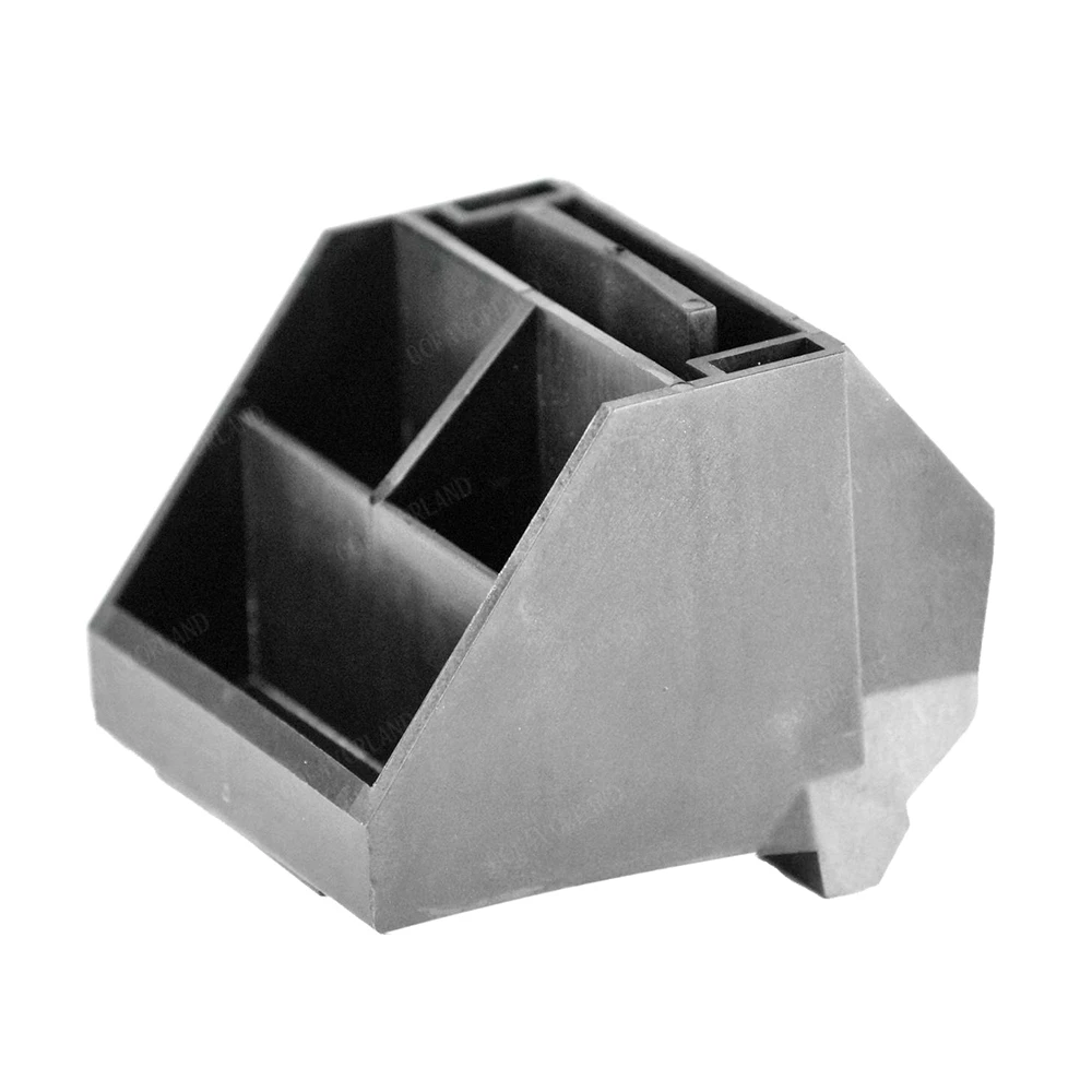 Кронштейн крепления радиатора нижний левый черный пластиковый 17117542517 для BMW E60 E61