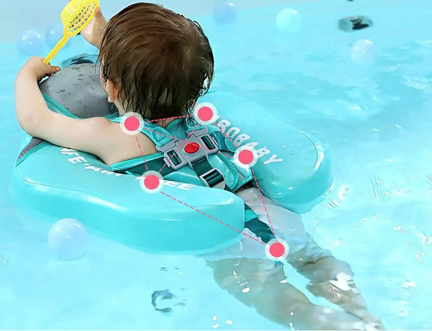 Детский сплошной не надувной Folat кольцо Бассейн Водные виды спорта детская Ванна