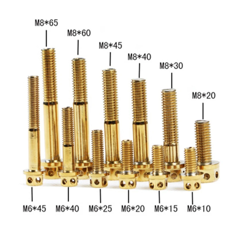 Винтовая гайка M6 для мотоцикла болты из нержавеющей стали 304 с наружной