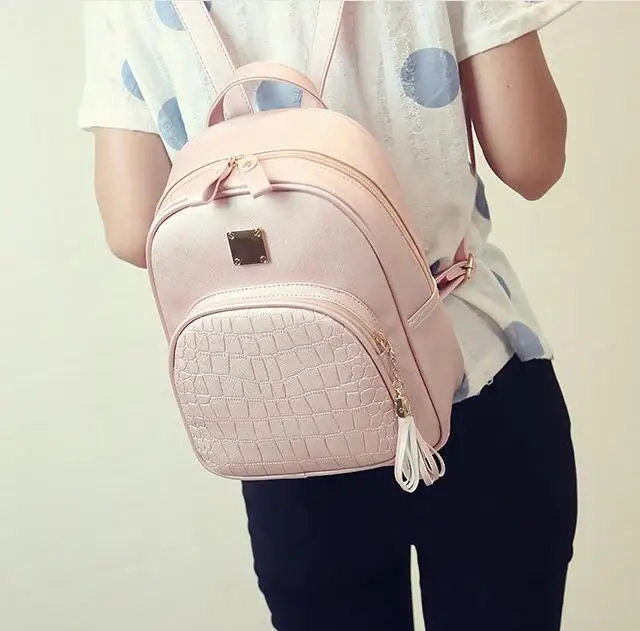 Модный женский рюкзак Молодежные кожаные рюкзаки высокого качества для девочек
