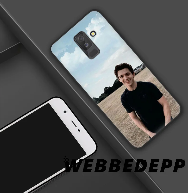Мягкий силиконовый чехол из ТПУ с изображением Человека-паука для samsung Galaxy S10 S10e S9