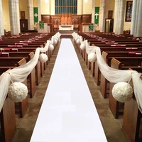 3m 5m10m white carpet wedding aisle wedding exhibition ceremony disposable carpet wholesale corridor stair mat large area carpet