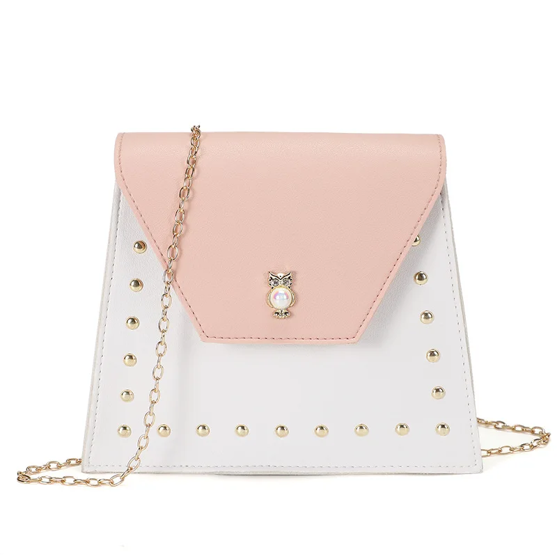 

Girls small bag diagonal chain bag shoulder bag 2020 summer new women bags simple mini square metal package tide