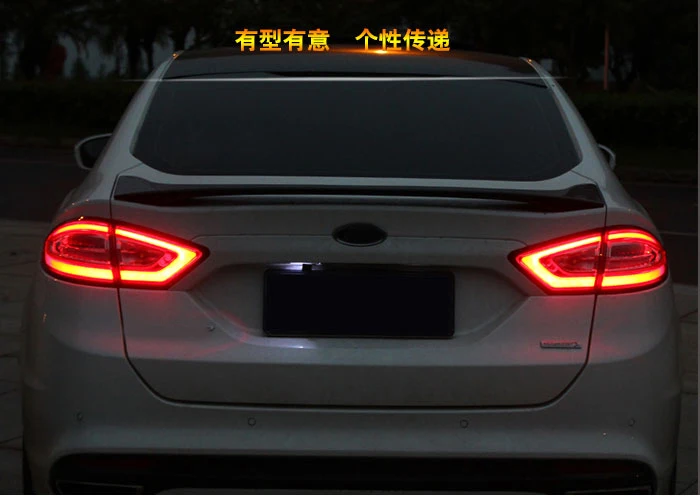 Автомобильный Стайлинг задний фонарь чехол для Ford Fusion задние фонари 2013- Mondeo светодиодный задний фонарь DRL+ тормоз+ Парк+ сигнальная лампа