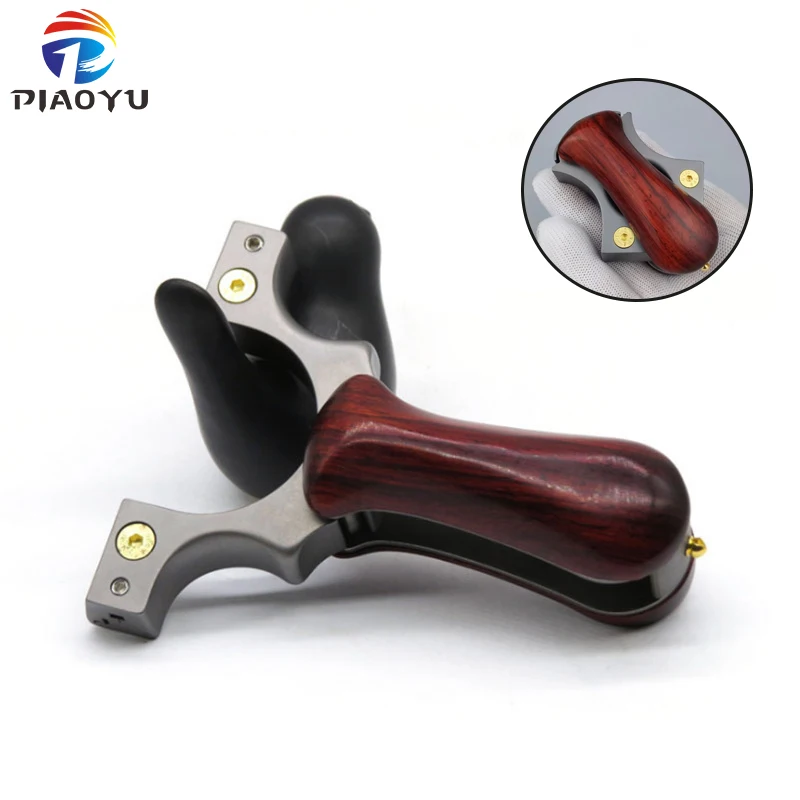 

New Foldable Slingshot High-quality Titanium Alloy Fast Compression Design Portable Outdoor Shooting and Hunting Catapult