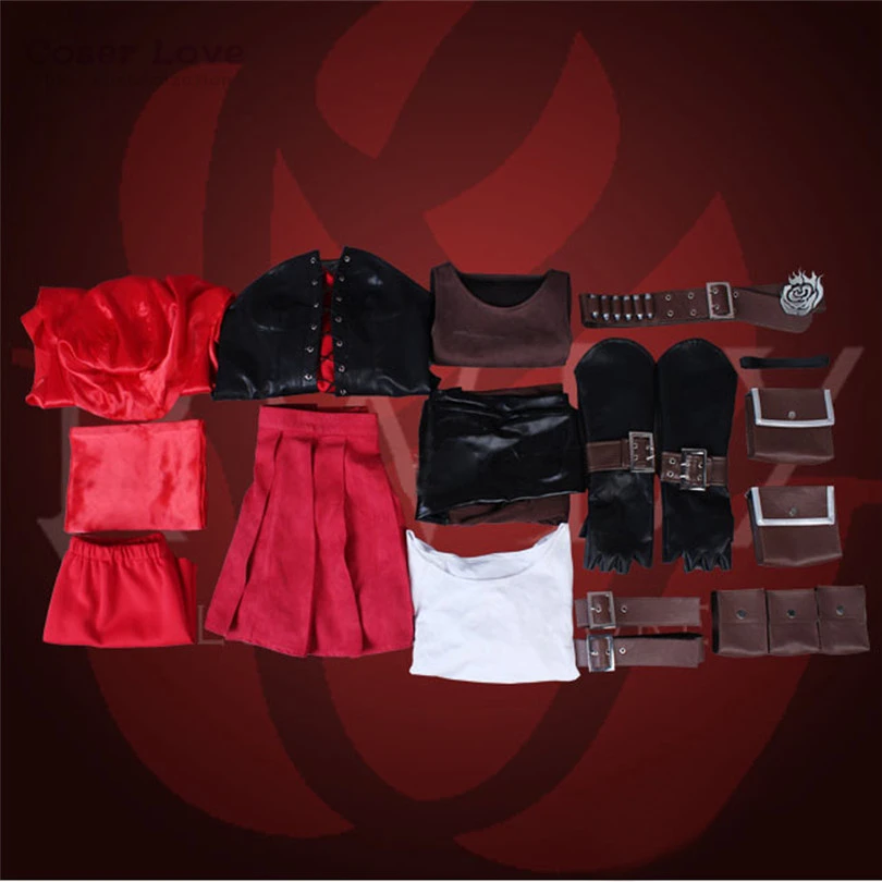 Рубиновая Роза Красная Шапочка 7 сезон косплей костюм карнавал Хэллоуин