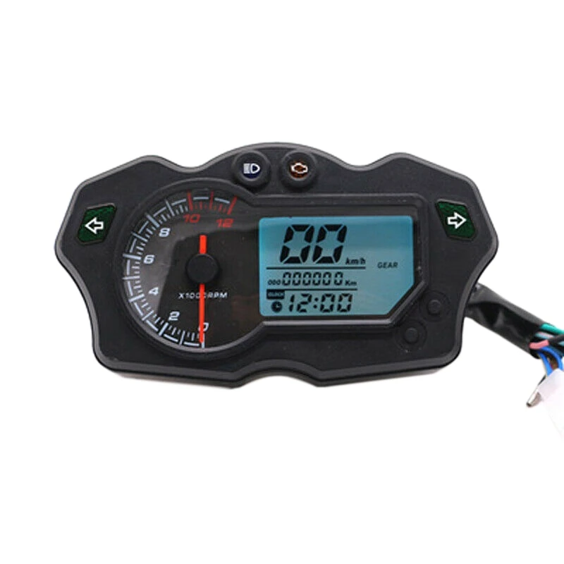Тахометр 12000rpm ЯЖК цифровой спидометр