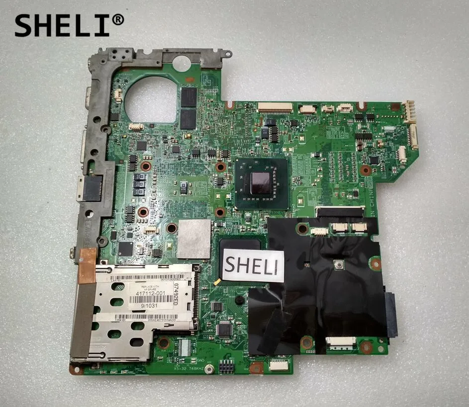 SHELI для HP V3000 DV2000 G86 631 A2 Улучшенная материнская плата PM965 DDR2 460716 001|Материнские