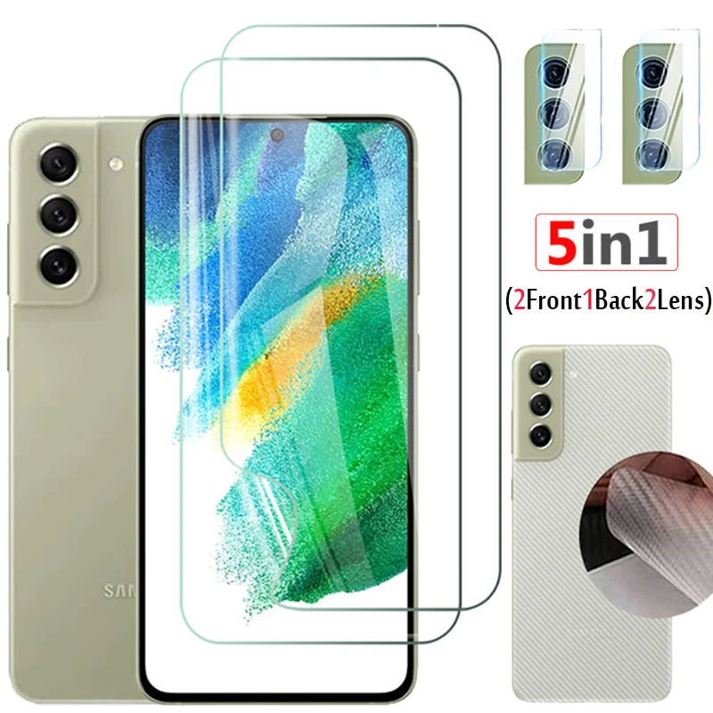 Гидрогель пленка для s21 fe samsung не Стекло+заднюю на Galaxy s20fe Камера защиты Plus