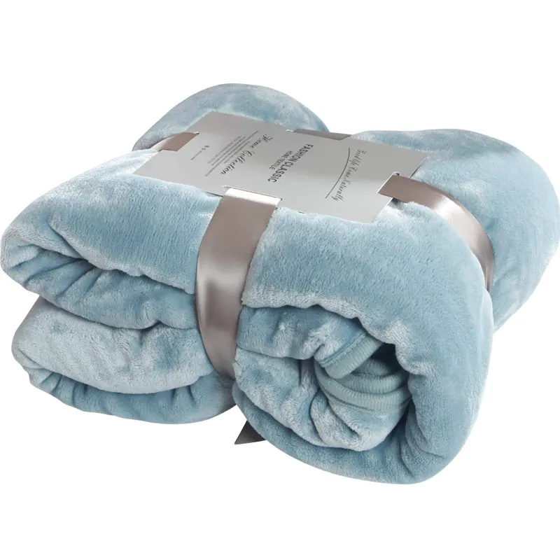 

Winter blanket flannel blanket thick coral velvet linen dormitory student nap blanket double single sofa blanket
