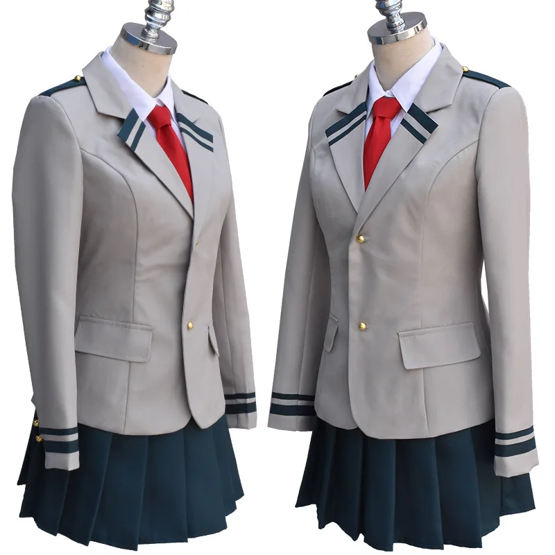Women's Short Skirt Suit Men's Trouser Anime My Hero Academia Cosplay Student Uniform Academy Costume | Тематическая одежда