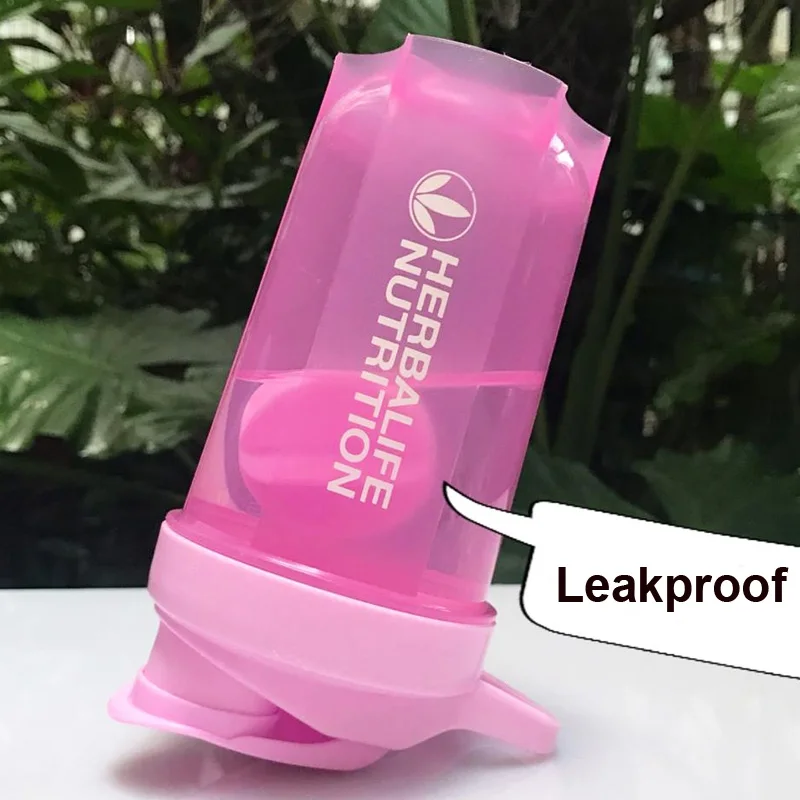 400 мл 500 мл портативный Herbalife Nutrtion прозрачный велосипедный велосипед герметичная Спортивная небьющаяся пластиковая бутылка для воды