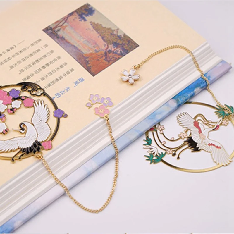 1 шт. цветная яркая креативная Закладка-кран в китайском стиле латунная