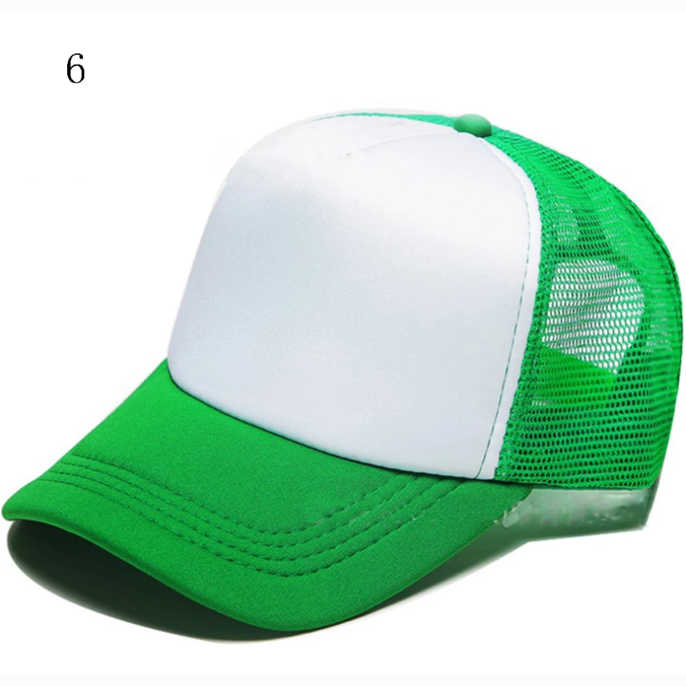 

Women Breathable Snapback Adjust Hat 1pc Unisex Customized Cap Sponge Baseball Cap With Net Hip-Hop Trucker Outdoor Sport Sunhat