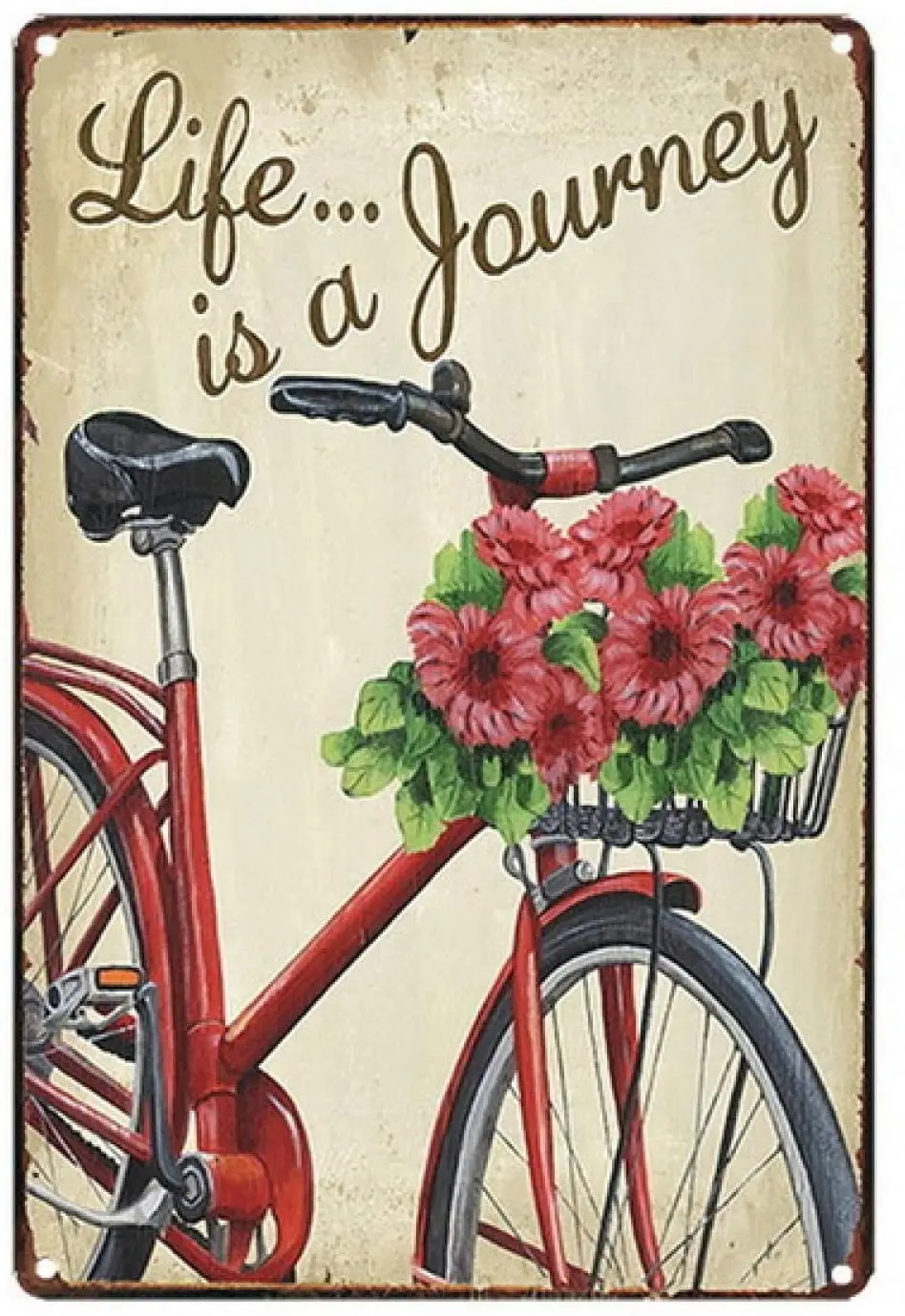 

Girl Tin Sign Motorbike Art Wall Decor Festival Pub Cafe Bar Party Garage Car Shop Metal Painting 12*8 Inch
