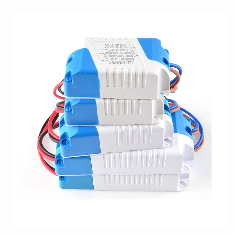 1 шт. 300ma 3/4/5 Вт 5-24x1w с регулируемой яркостью (12V Led Driver внешний преобразователь