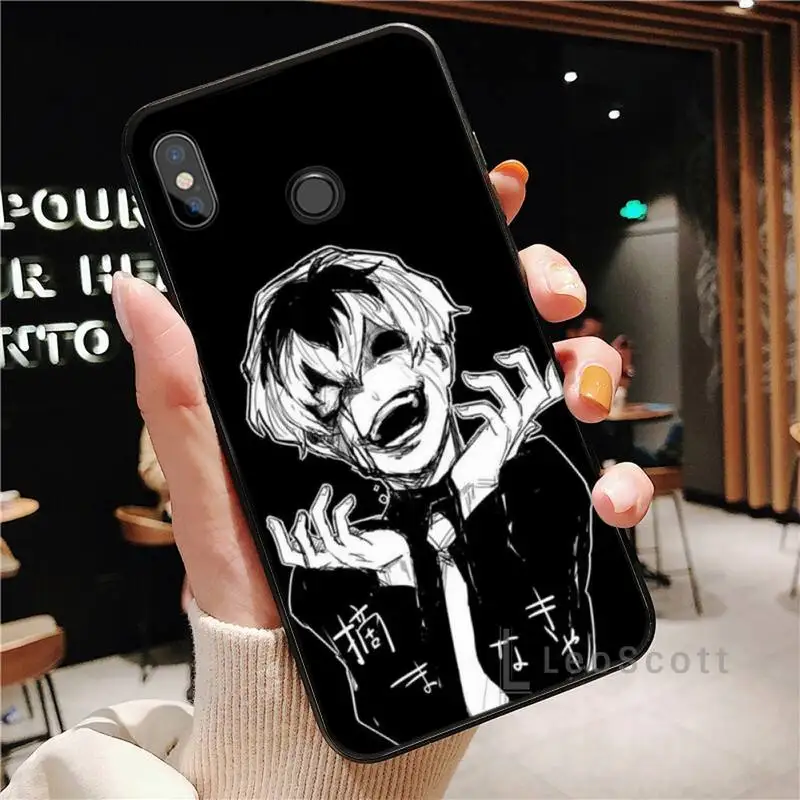 

Anime Tokyo Ghouls terror horror Phone Case For Xiaomi Redmi note 4 4X 8T 9 9s 10 K20 K30 cc9 9t pro lite max
