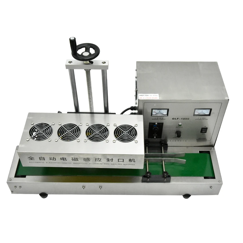 

GLF-1800 Fully Automatic Continuous Electromagnetic Induction Sealing Machine Bottle Mouth Sealing Machine 220V/110V 1800W