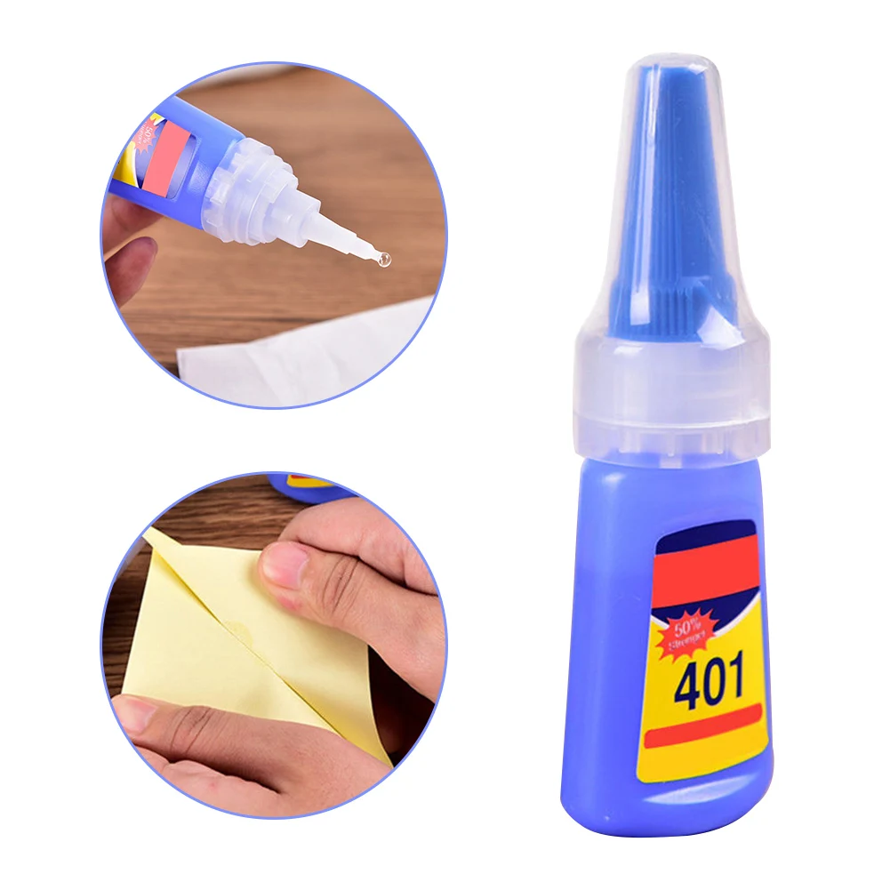 401 Mighty Instant Glue Rapid Fix Fast Adhesive Stronger Super Glue Multi-Purpose Nail Art Handmade Wood Products 20g