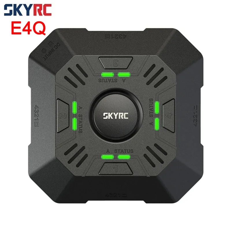 

SKYRC Multi Balance E4Q 4-Port XT60 DC Charger Discharger for 2-4S LiPo RC Racing Drone Battery Charging Adjustable Current 2A