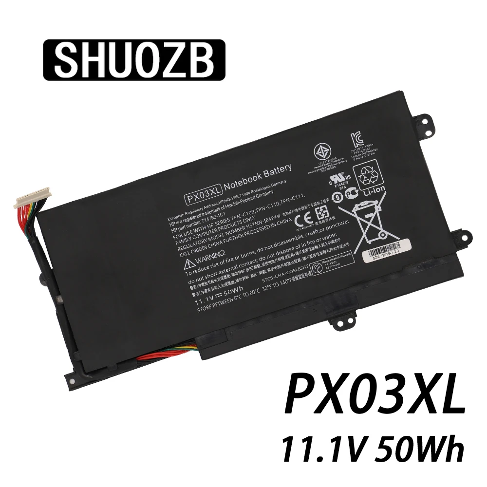

PX03XL Laptop battery For HP Envy 14 14-K010US 14-K001TX 14-K027CL 715050-001 714762-271 715050-005 HSTNN-LB4P TPN-C109 TPN-C110