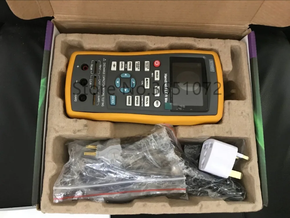 ET431 LCR метр ручной тип 100 Гц, 120 Гц, 1 кГц, 10 кГц
