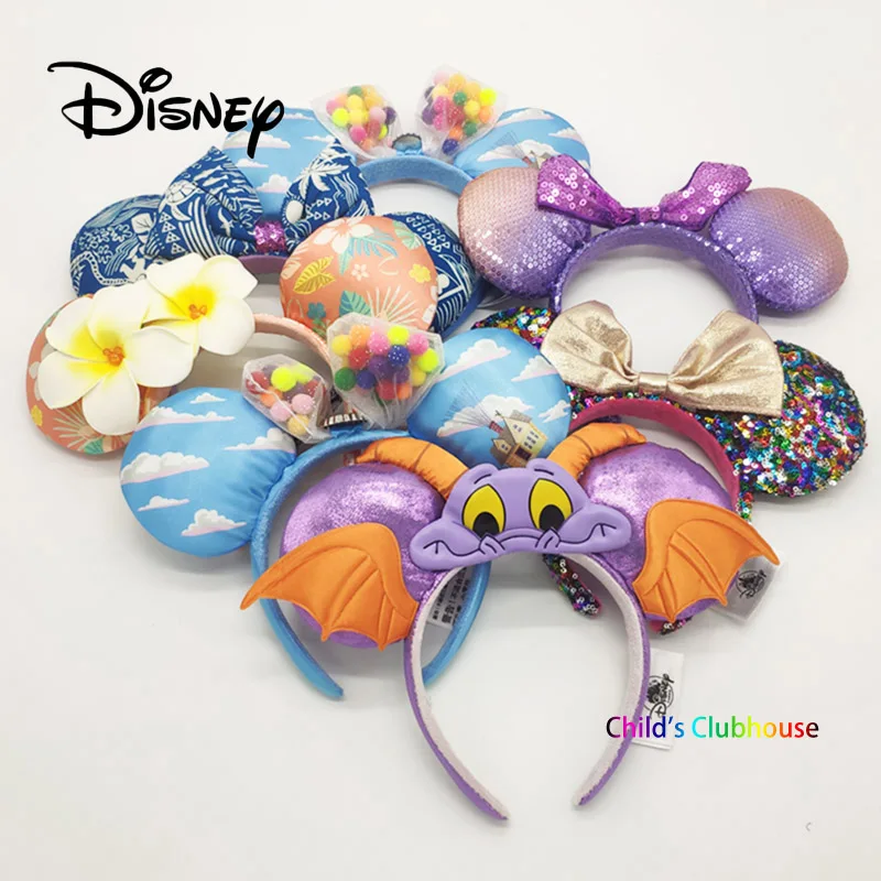 Disney Up Микки аксессуары для ушей мультфильм головной убор аксессуары для волос плюшевая кавайная игрушка подарок на день рождения для девочек повязка на голову игрушки