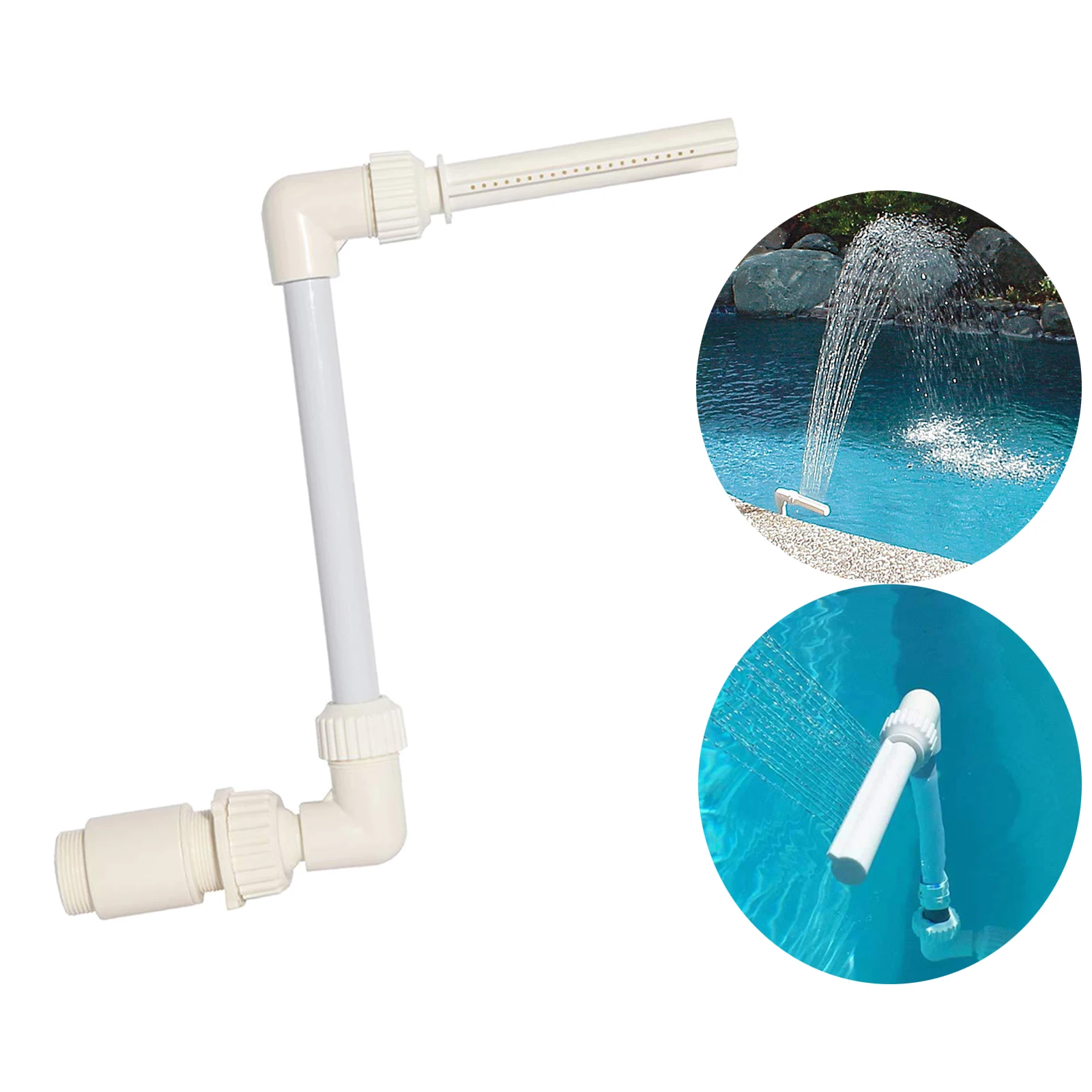 

Water Fountain Swimming Pool Water Sprinkler Outdoor Garden Decor for Pump