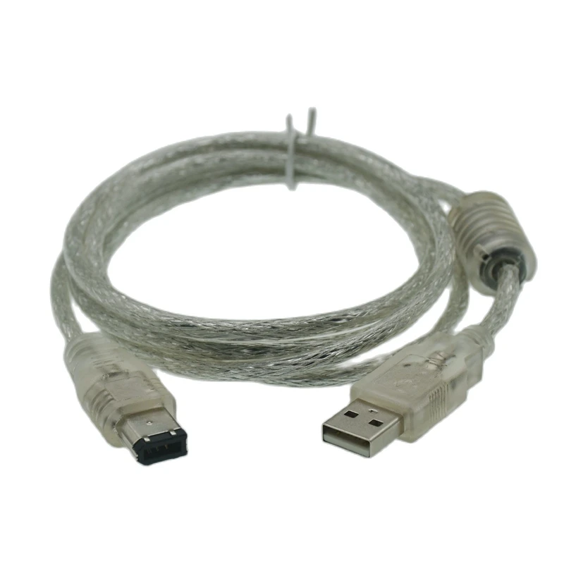 5FT 150CM IEEE 1394 Кабель USB для ПК Компьютера на Разъем 1394B 6-pin для Передачи Данных Цифровой Камеры DV Большой Порт.