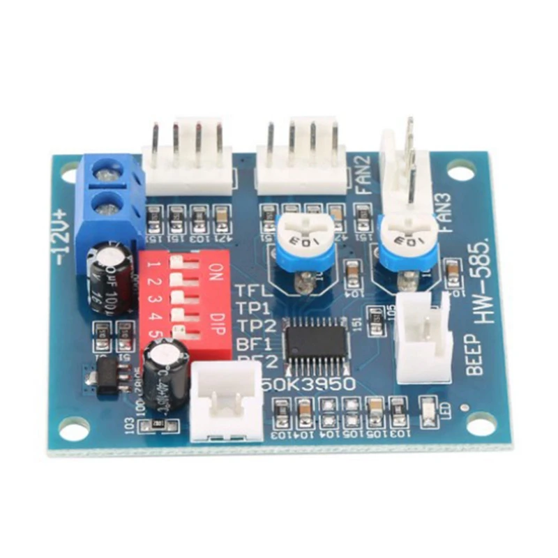 DC 12V Напряжение регулятор PWM ПК Процессор вентилятор Контроль температуры