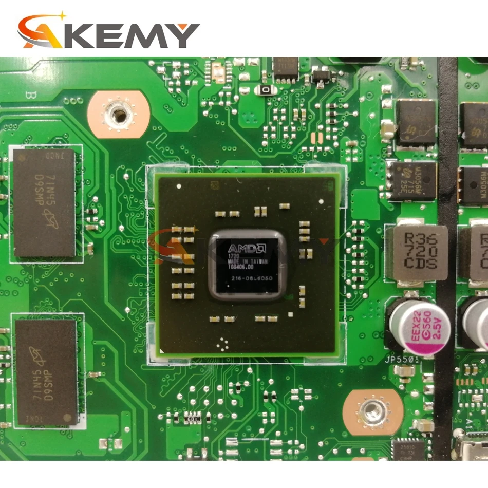 akemy x540up laptop motherboard for asus vivobook r540up r540u x540u f540u original mainboard 8gb ram i3 7100u r5 m420 2gb free global shipping