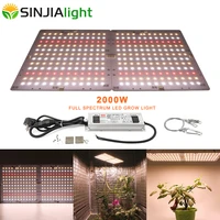 2000w led panel grow light with meanwell driver full spectrum diy plant lamps 3000k 3500k 660nm growth phytolamp for grow tent