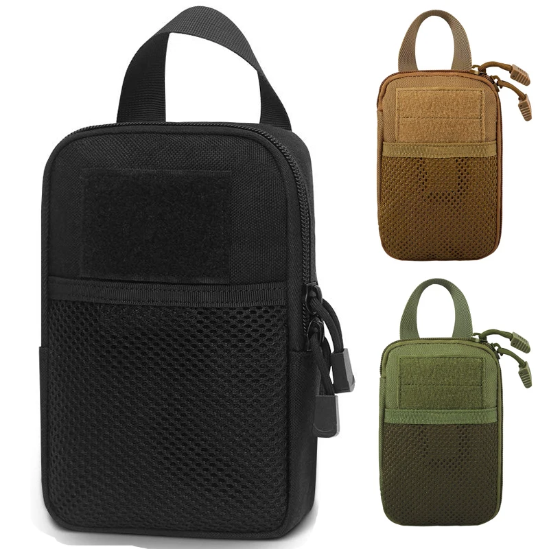 Тактический MOLLE EDC мешок аксессуар сумка для паспорта бумажник телефон карман Чехлы талии Охотничьи сумки Открытый фонарик журнал сумка
